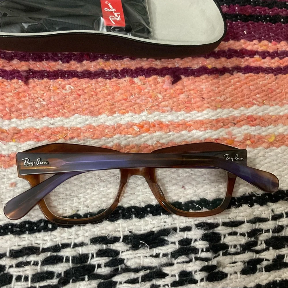 Ray Ban State Street Striped Violet Havana Frames Shades Glasses
